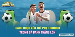 Cách cược kèo thẻ phạt Bong88 trong đá banh thắng lớn